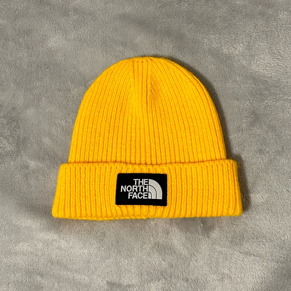The North Face Logo Box Cuffed Beanie